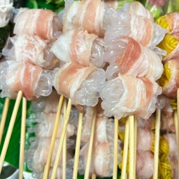 เส้นแก้วพันหมูสามชั้น