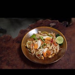 ตำไทยถั่วตัดไข่เค็ม
