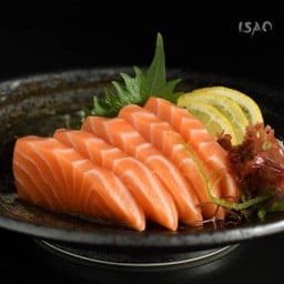Salmon. Sashimi