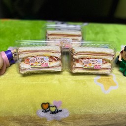 แซนวิสปูอัด+แฮม สี่เหลี่ยม