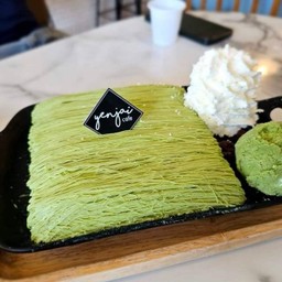สายไหมชาเขียว