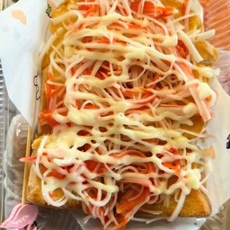 ปังปิ้งเนยปูอัดเบนโตะน้ำสลัดเข้มข้น