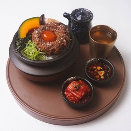 ซอตบับ  หมูสับปั้นทอด+ไข่ดอง