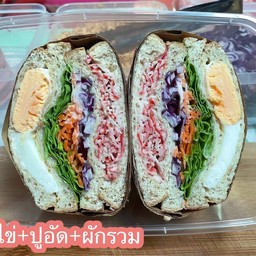 ปูอัด+ไข่+ผักรวม