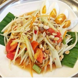 ตำไทย+ไข่เค็ม
