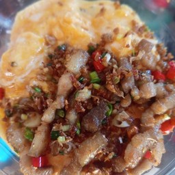 ข้าวไข่ข้นสามชั้นคั่วพริกเกลือ