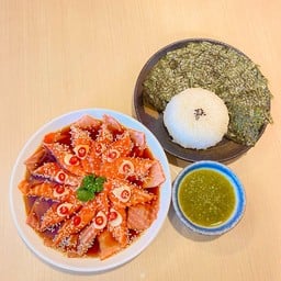 ส่วนเนื้อบราว แซลมอนดอง