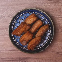 หมูสามชั้นทอด