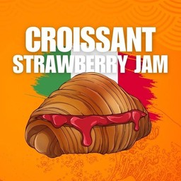 Croissant Strawberry Jam
