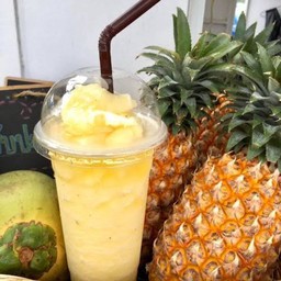 สับปะรดปั่นนมสุด