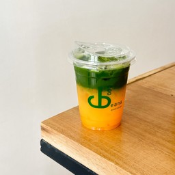 มัทฉะน้ำส้มสด