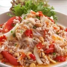 ยำวุ้นเส้นหมูสับโบราณ