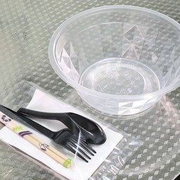 ชุดช้อนส้อม-ตะเกียบ-ถ้วย 850ml.(เวฟได้)