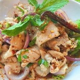 ลาบหมูชิ้น