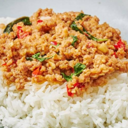 ข้าวกะเพราหมูสับ