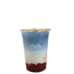 สตอเบอรี่โฮมเมด นมสดอัญชัน