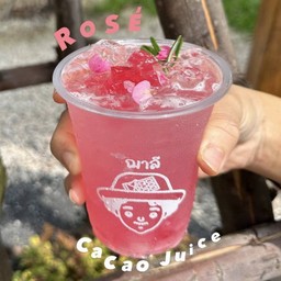 rose cacao juice