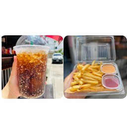 โค้กแก้วโอ่ง + เฟรนฟราย