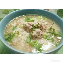 ข้าวต้มหมูสับ