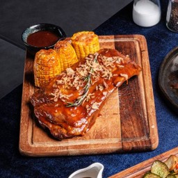 ซี่โครงหมูซอสบาร์บีคิว