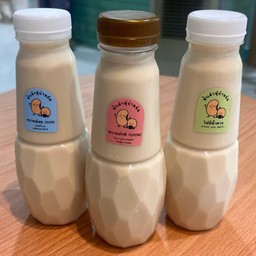 น้ำเต้าหู้เย็นแบบขวด (เจ)