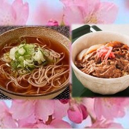 Soba-Hot-300g+Gyudon-200g เส้นโซบะร้อน 300g + ข้าวหน้าเนื้อ 200g