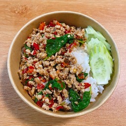 ข้าวกะเพราหมูสับ