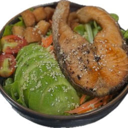 สลัดแซลม่อล อโวค้าโด้