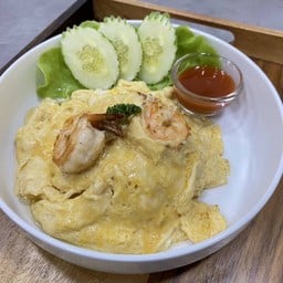 ข้าวไข่ข้นกุ้ง