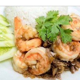 กุ้งทอดกระเทียม