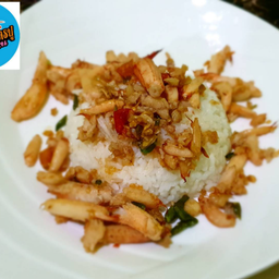 ข้าวก้ามปูคั่วพริกเกลือ