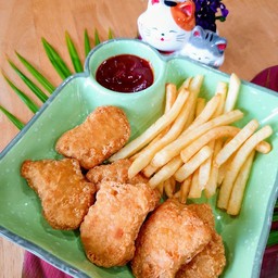 เฟรนช์ฟราย+นักเก็ต