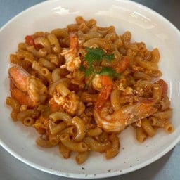 มักกะโรนีกุ้ง