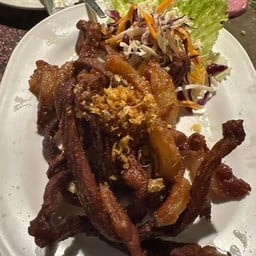 หมูแดดเดียวทอด