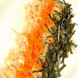 สปาเก็ตตี้ซอสครีมไข่กุ้ง