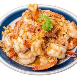 กุ้งกระทียม (กับข้าว)