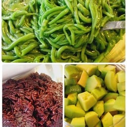 ลอดช่องแตงไทยกะทิสดนุ่มละมุนหวานพอดีอร่อยเข้มข้นมากค่ะ