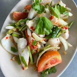 ยำเนื้อปลาสด