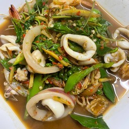 ผัดขี้เมากับข้าว