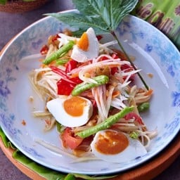 ตำไทยไข่เค็ม