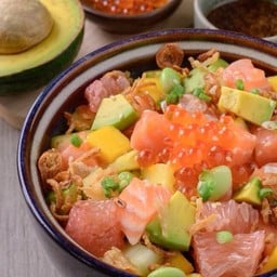 Organt Poke Bowl (แซลมอน)