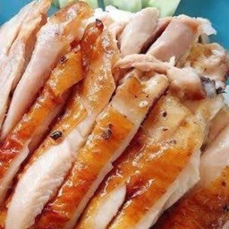 ข้าวหน้าไก่อบ(อบๆๆๆๆ)+น้ำจิ้มสามรส