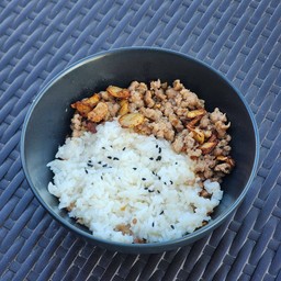 🐖ข้าวหมูสับทอดกระเทียม