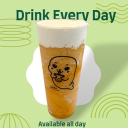 Peachy Blend Tea with Cream Cheese