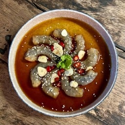 กุ้ง ดองซีอิ๊ว +น้ำจิ้มซีฟู้ด