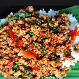 ข้าวกะเพราหมูสับ X2
