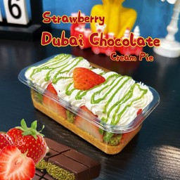 สตรอเบอร์รี่ ดูไบช็อกโกแลต ครีมพาย