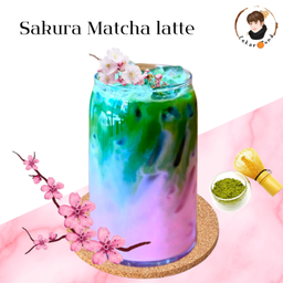 Sakura Matcha Latte