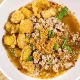 ต้มยำกากหมูหมูสับ