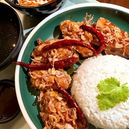เซต ข้าวไก่ทอดซอสมะขาม